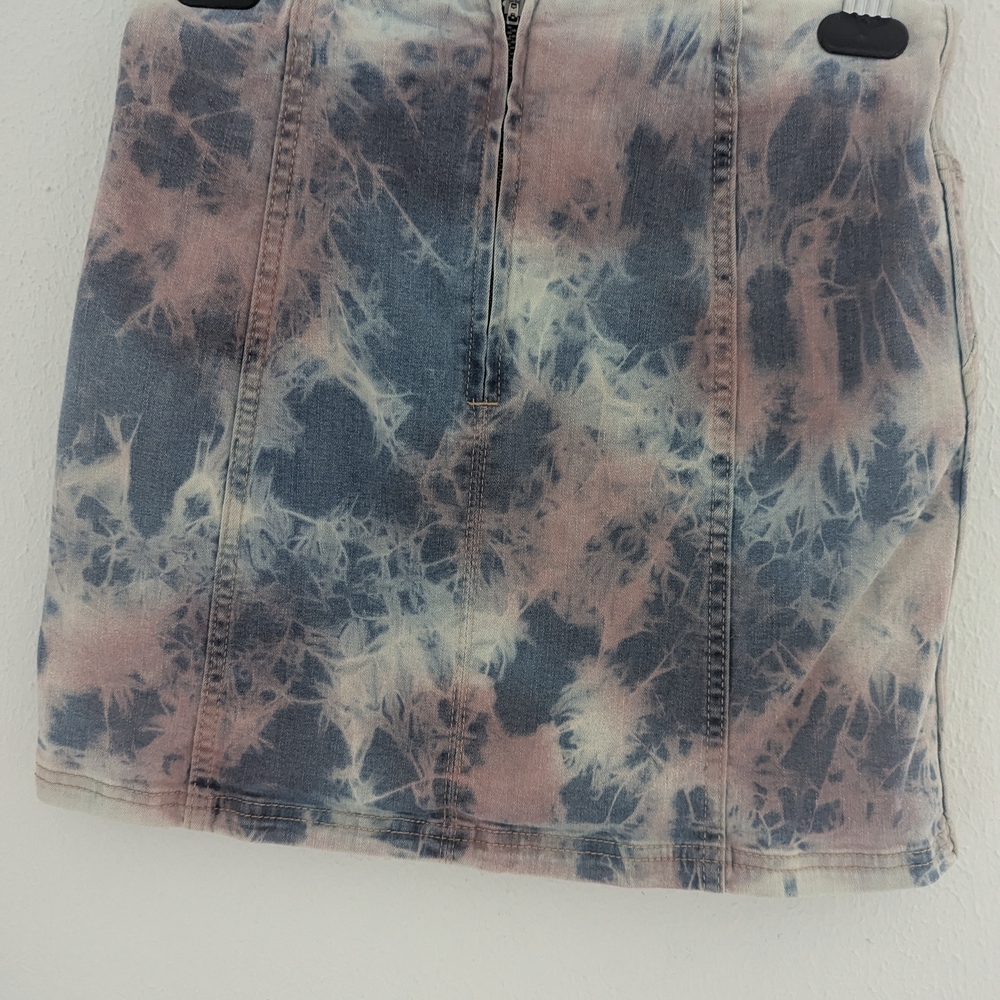 Wild Fable Pink and Blue Mini Pencil Skirt - Picture 4 of 5